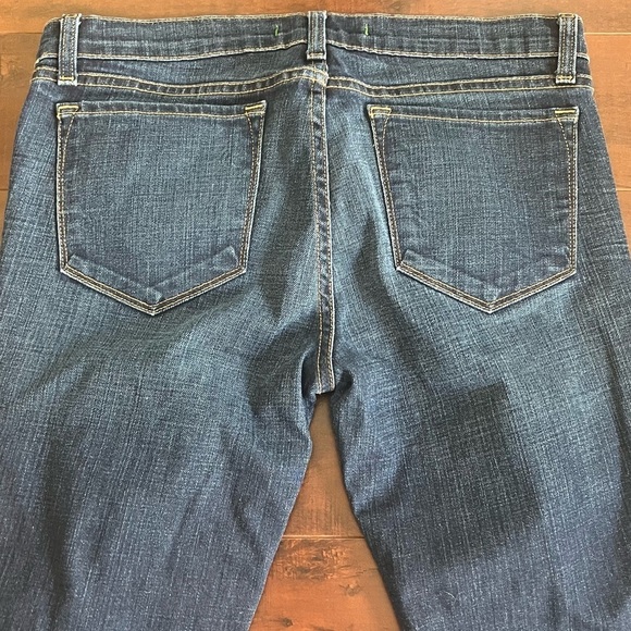 ANTHROPOLOGIE J Brand Denim Low Rise Pencil Leg Jeans Distressed Size 30 - Picture 6 of 12